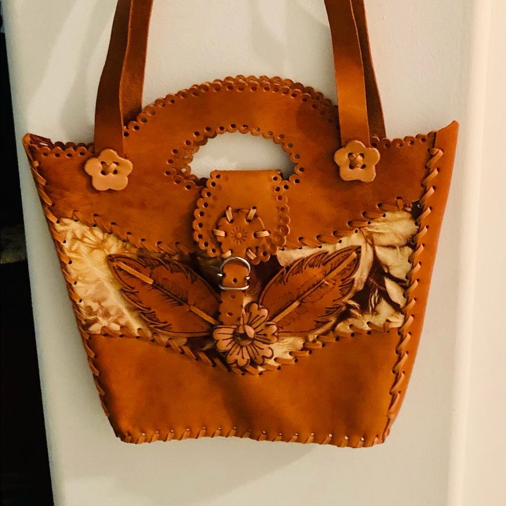 Original leather handbag
